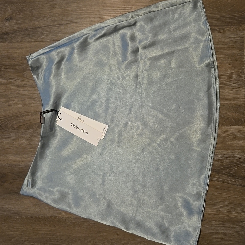 Calvin Klein Satin Miniskirt